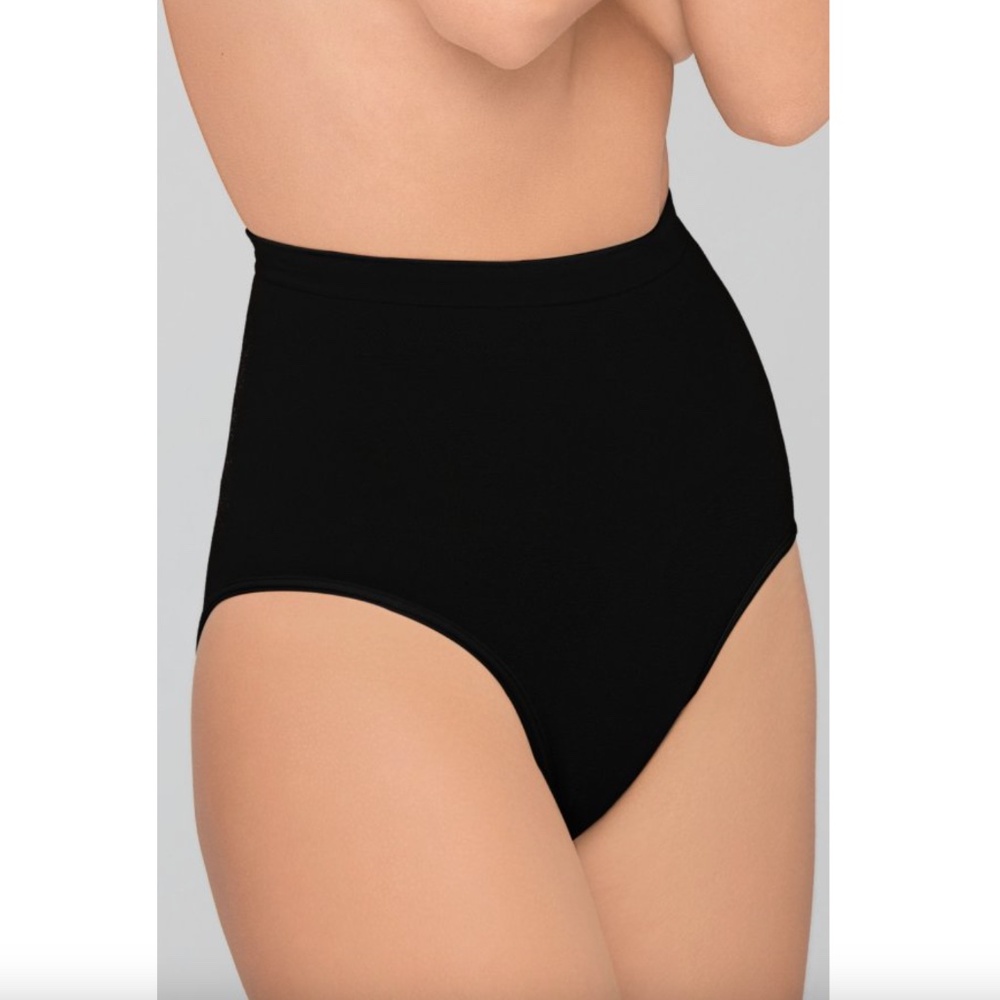 NEW Body Wrap High Waist Shaping Panty Compression Shaper 44810 Black